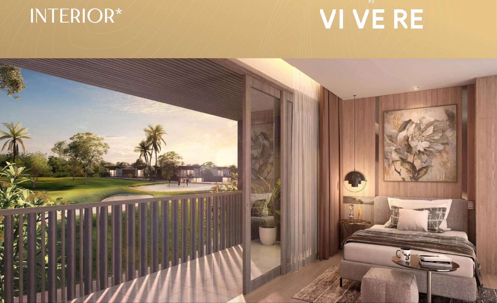 Interior kamar tidur bonus furniture VIVERE Villa Type B